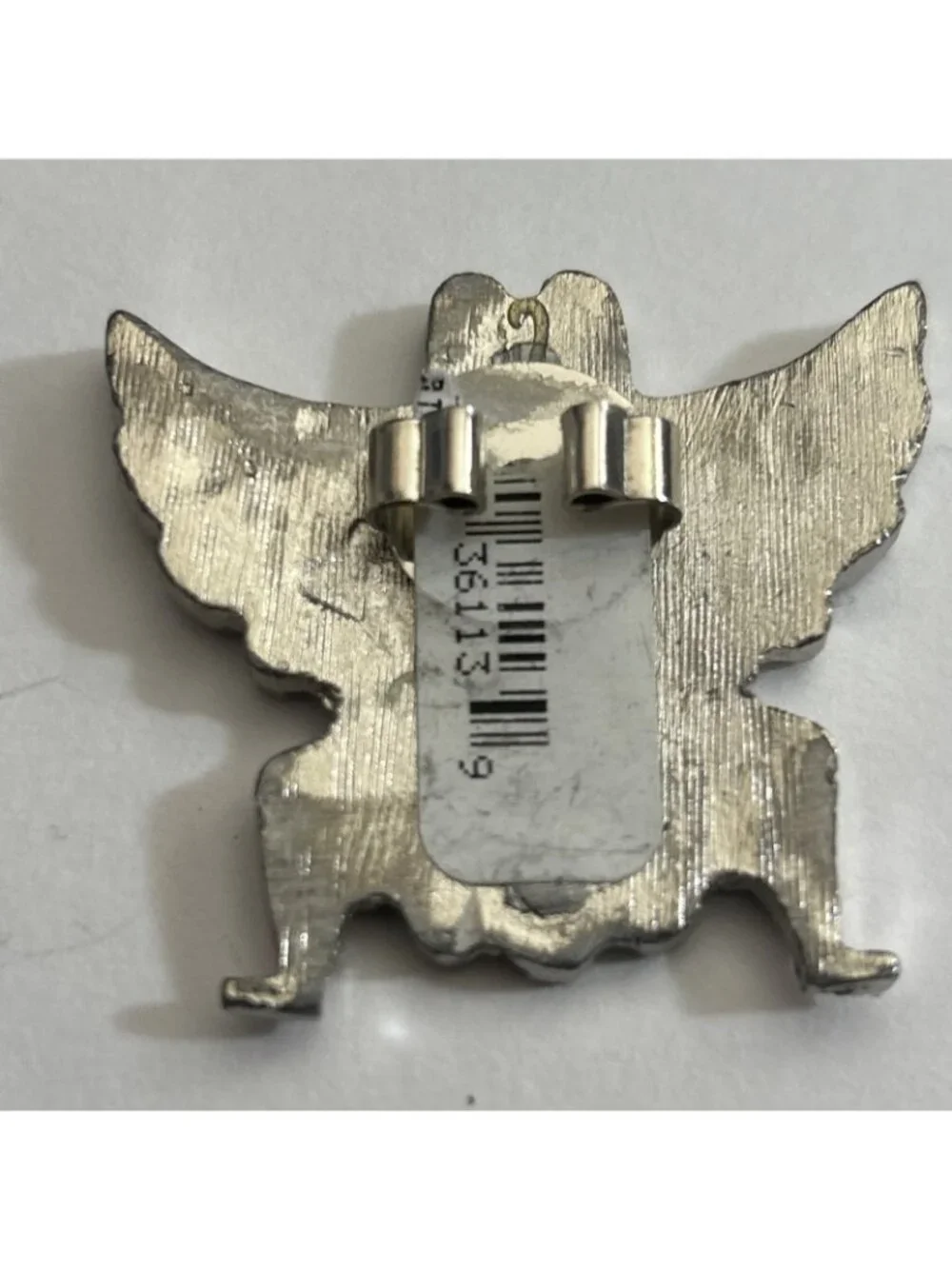 Native American Zuni Knifewing Dancer Bolo Tie Slide Pendant Turquoise & Silver